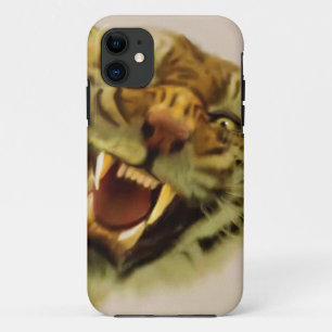 Snarling Bengal Tiger Big Cat Wildlife Art iPhone 11 Case