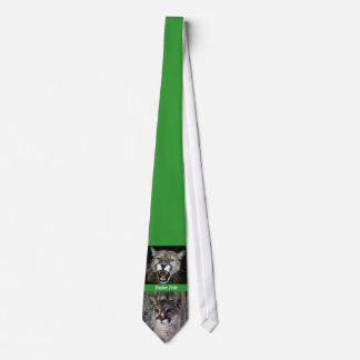 Snarling Panther, seated panther, Panther Pride Tie