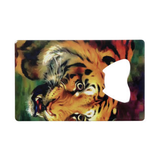Snarling Tiger Artistic Portrait