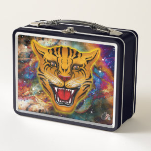 Snarling Tiger Nebula Metal Lunch Box