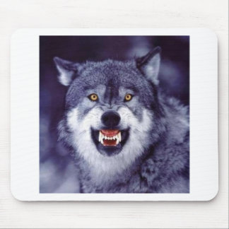 Snarling Wolf Mouse Pad