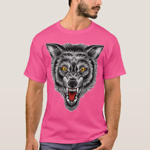 Snarling Wolf Tattoo American Traditional Tattoo A T-Shirt