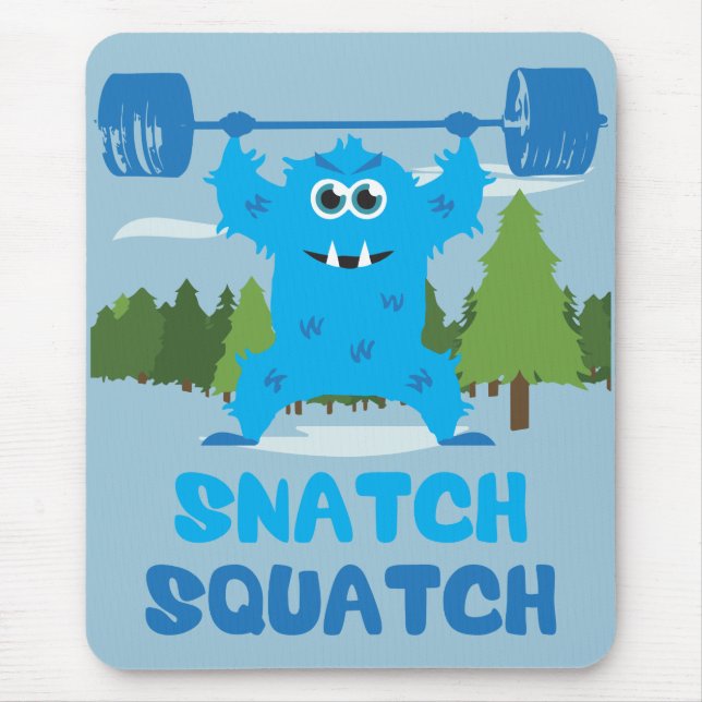 Snatch Squatch Mouse Pad (Front)