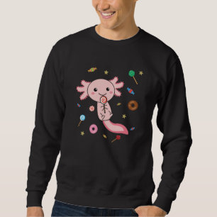 Snaxolotl Axolotl Lover Cute Animals Candy Sweatshirt