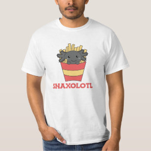 Snaxolotl Axolotl Lover Cute Animals Fries T-Shirt