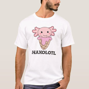 Snaxolotl Axolotl Strawberry Ice Lovers Sweet T-Shirt