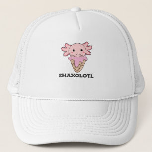 Snaxolotl Axolotl Strawberry Ice Lovers Sweet Trucker Hat