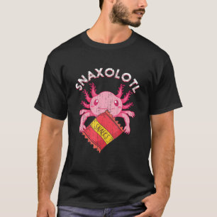 Snaxolotl Exotic Animal Mexican Amphibian Axolotl T-Shirt