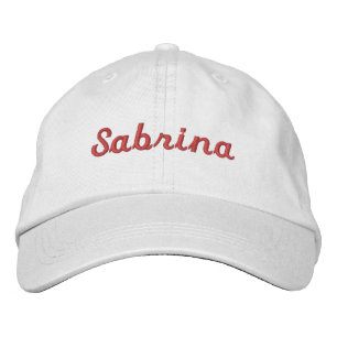 Snazzy Fuchsia Letters:  Embroidered Hat