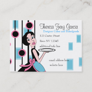 Snazzy Serving Business Card