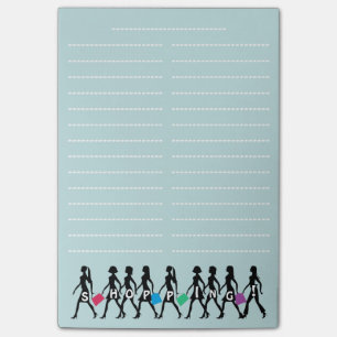 Snazzy Shopping List Post-it Notes