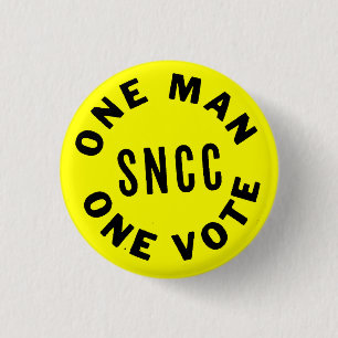 SNCC 3 CM ROUND BADGE
