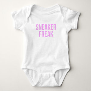 Sneaker Freak Print Baby Bodysuit