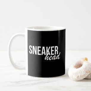Sneaker Head Print Coffee Mug