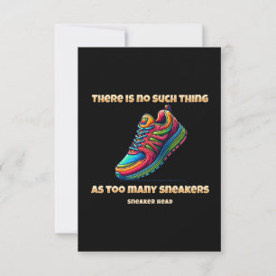 Sneaker Head Thank You Card