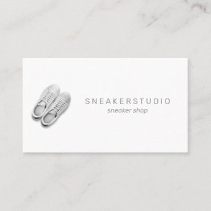 Sneaker Shoes Sport Grey Business Card