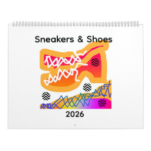 Sneakers And Shoes Fun Calendar