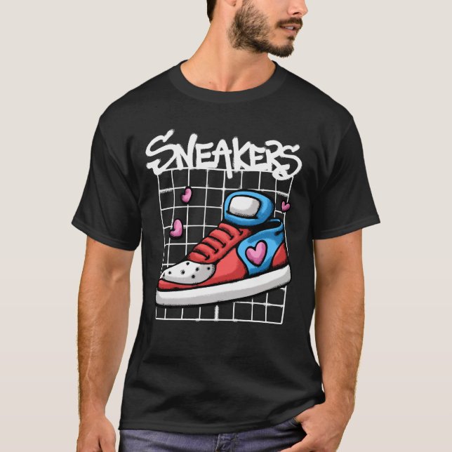 Sneakers Design With Hearts streetwear (Front)