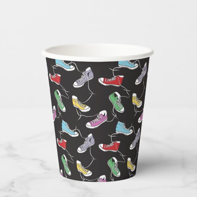 Sneakers Pattern Paper Cups (Front)