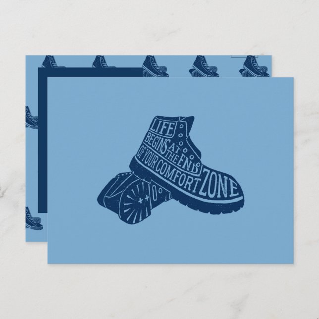 Sneakers Pattern  Postcard (Front/Back)
