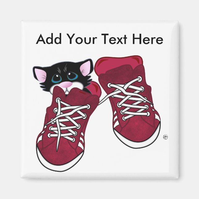 Sneakers the Cat Magnet (Front)