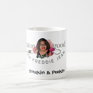 Sneakin & Peekin coffe cup