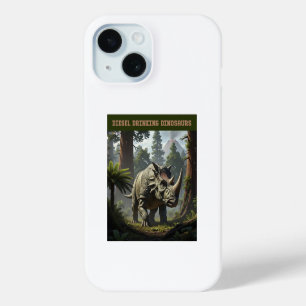 Sneaking triceratops iPhone 15 case