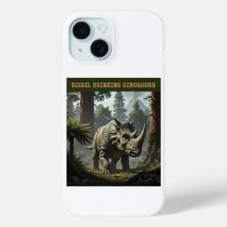 Sneaking triceratops iPhone 15 case