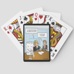 Sneaky Budget Funny Playing Cards