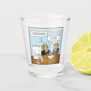 Sneaky Budget Funny Shot Glass