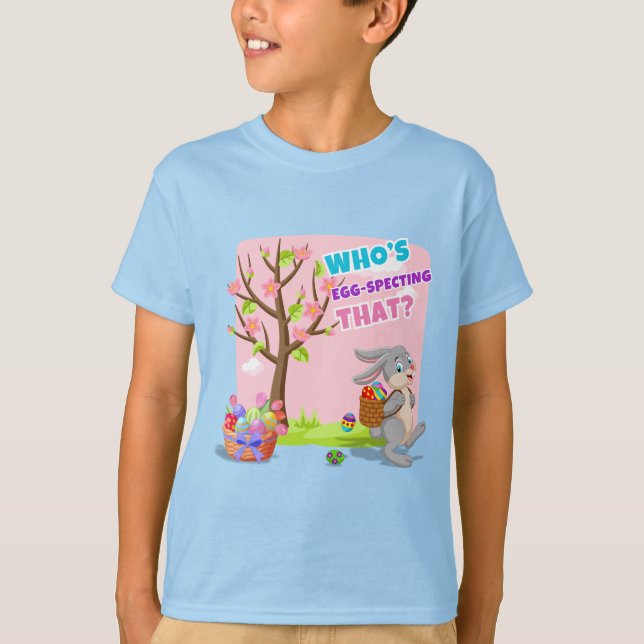 Sneaky Bunny Easter Fun T-Shirt (Front)