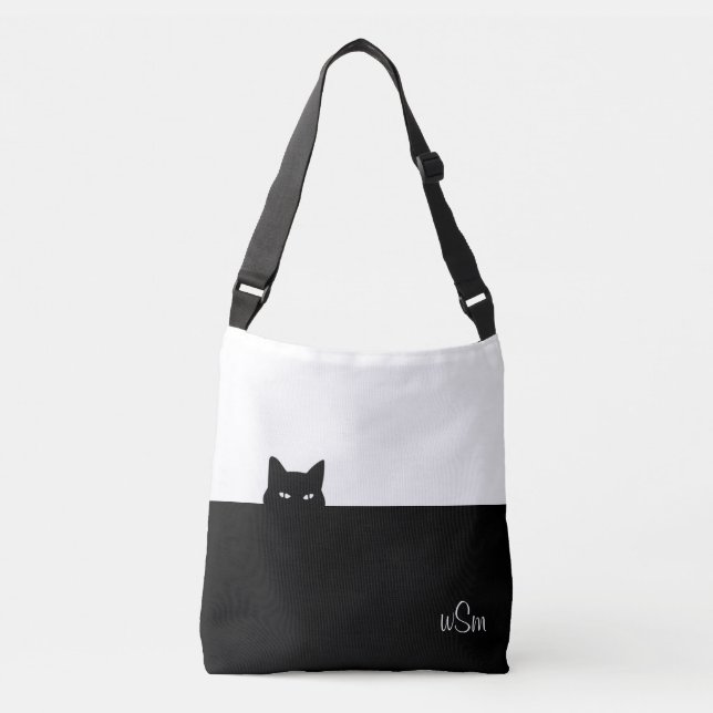 Sneaky Cat Crossbody Bag (Front)