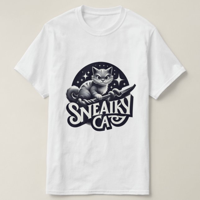 Sneaky cat T-Shirt (Design Front)