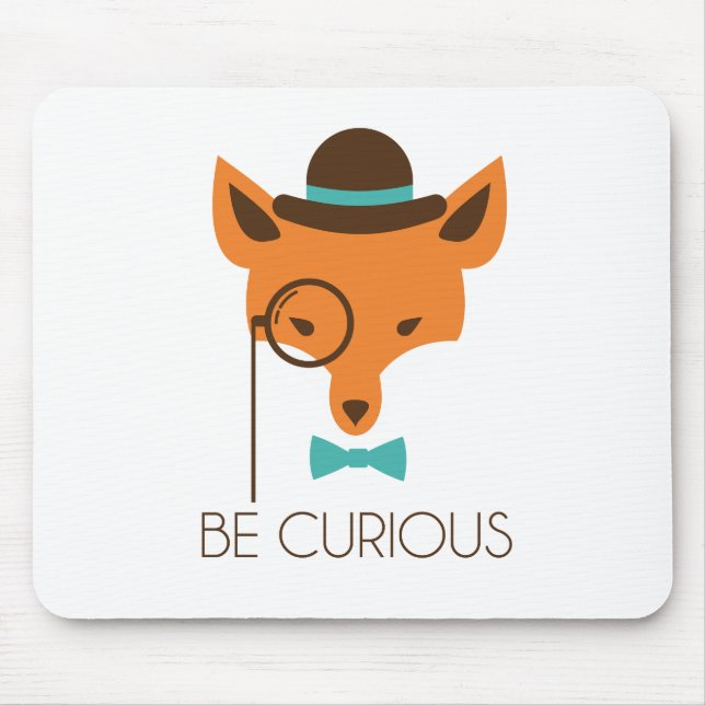 Sneaky Fox Mouse Pad (Front)