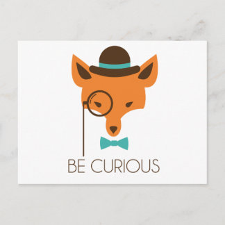 Sneaky Fox Postcard