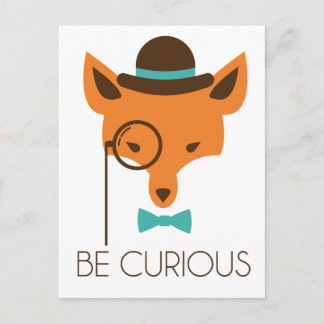 Sneaky Fox Postcard