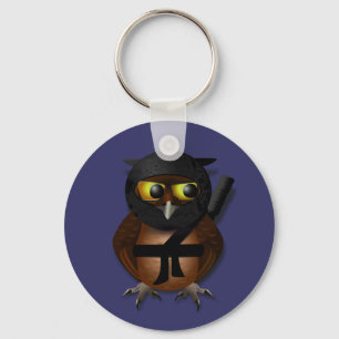 Sneaky Ninja Owl Key Ring