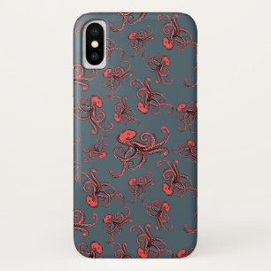 Sneaky Octopus Pattern Case-Mate iPhone Case