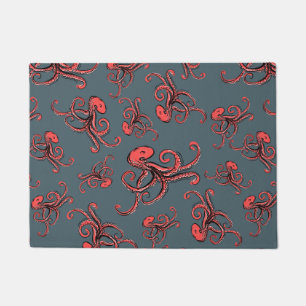 Sneaky Octopus Pattern Doormat
