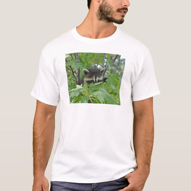 Sneaky Racoon - Youth T-shirt (Front)