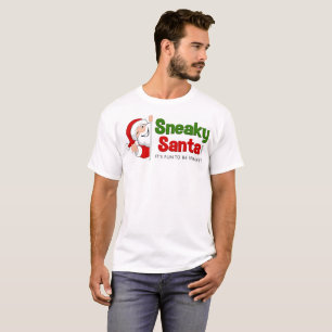 Sneaky Santa Short Sleeve T-Shirt