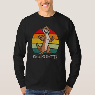 Sneezing Snotter   Otter   Humor Sea Otter T-Shirt