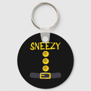 Sneezy Dwarf Halloween Costume Colour Matching Sle Key Ring
