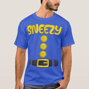 Sneezy Halloween Dwarf Costume Colour Matching 253 T-Shirt