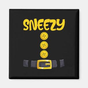 Sneezy Halloween Dwarf Costume Colour Matching Magnet