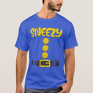Sneezy Halloween Dwarf Costume Colour Matching T-Shirt