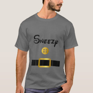 Sneezy Halloween Dwarf Costume Colour Matching T-Shirt