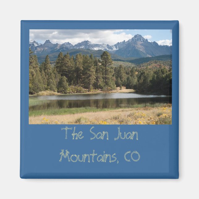 Sneffels and a Pond in the Woods Magnet (Front)