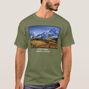 Sneffels Range Fall Sunrise - Colorado T-Shirt