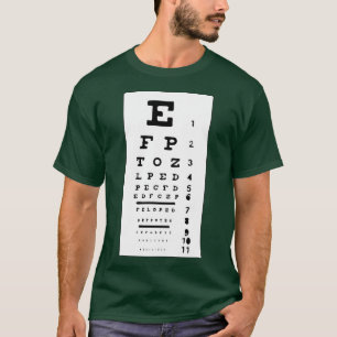 Snellen chart T-Shirt